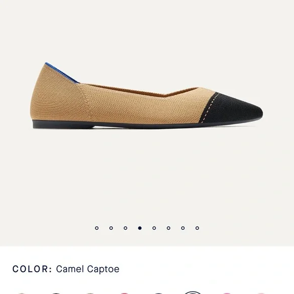 NEW Rothy's Camel Captoe NEW 11.5 - Picture 2 of 7